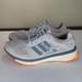 Adidas Shoes | Adidas Womens Energy Boost Esm B40900 Gray Running Shoes Sneakers Size 9 | Color: Silver/White | Size: 9