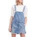 Free People Dresses | Free People Overall Jean Skirt Size 6 | Color: Blue | Size: 6