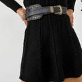 Free People Other | Free Peopleingrid Studded Leather Belt Szm Nwot. | Color: Brown | Size: M