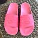 Gucci Shoes | Gucci Pursuit Rubber Slide Sandal | Color: Pink | Size: 39