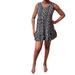 American Eagle Outfitters Dresses | American Eagle Outfitters Sleeveless Black Sun Flower Mini Dress | Color: Black/White | Size: L