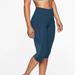 Athleta Pants & Jumpsuits | Athleta All In Crop Cropped Capri Leggings Side Pockets Teal Women's No Size | Color: Blue/Green | Size: No Size