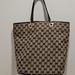 Gucci Bags | Authentic Gucci Shoulder Tote Bag Gg Canvas Leather | Color: Brown/Cream | Size: Os