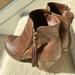 Nine West Shoes | Brown Tassle Zip Size Nine West Booties | Color: Brown | Size: 9