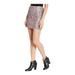 Free People Skirts | Free People Cheetah Sequin Pink Mini Skirt | Color: Pink | Size: 2