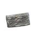 Michael Kors Bags | Michael Kors Silver Ruched Leather Clutch Bag | Color: Silver | Size: Os