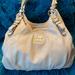 Coach Bags | Coach Maggie Madison Ivory Excellent Condition Style: Coach 16503 | Color: Cream | Size: About 11 3/4” X 11 1/4” X 3 1/2” Shoulder Drop 8”