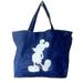 Disney Bags | Disney Store Reusable Mickey Mouse Shopping Tote Bag Navy White Large 15"X8"X14" | Color: Blue/White | Size: 15"X8"X14"