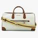 Michael Kors Bags | Michael Kors Travel Large Duffle Bag In Pvc Signature (Vanilla) | Color: White | Size: Os