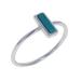 Anthropologie Jewelry | New Anthropologie Turquoise & Silver Ring Dainty Size 6/7 Women’s Boho C | Color: Blue/Silver | Size: Os