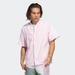 Adidas Shirts | Adidas Men’s Baseball Snap Top Clear Pink Size Large | Color: Pink | Size: L