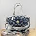 Coach Bags | Coach Denim & Silver Signature Diaper / Weekender Bag F17443 Large Handbag | Color: Blue/Silver | Size: Os