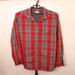 Columbia Shirts | Columbia Plaid Long Sleeve Button Down Shirt Size Xl Mens | Color: Gray/Red | Size: Xl