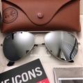 Ray-Ban Accessories | Free Shipping Rayban Aviator Rb3025 Silver Mirror | Color: Silver | Size: Various