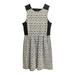 Madewell Dresses | Madewell White Diamond Jacquard Sleeveless Dress | Color: Black/White | Size: M