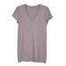 Madewell Skirts | Madewell Women's Short Sleeve T-Shirt Dress V-Neck Size Medium | Color: Gray/Purple | Size: M