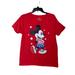 Disney Shirts & Tops | Mickey Mouse Disney Red Fourth Of July Patriotic Crew Neck Short Sleeve T-Shirt | Color: Red | Size: Lg