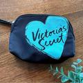 Victoria's Secret Bags | 3 For $20 Victoria’s Secret Cosmetic Bag / Accessory Pouch | Color: Black/Blue | Size: Os