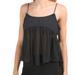 Free People Tops | Free People Movement Catch Me Drift Tank Top Women's Ladies Size Xs Black Sheer | Color: Black | Size: Xs