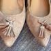 J. Crew Shoes | J Crew Tan Suede Leather Flats, Size 7.5 | Color: Tan | Size: 7.5