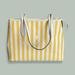 Kate Spade Bags | Kate Spade Street Tote, Yellow & White Fabric Stripe | Color: White/Yellow | Size: Os