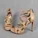 Jessica Simpson Shoes | Jessica Simpson Rainah Tan Strappy Heel Pumps, Size 9.5 | Color: Tan | Size: 9.5