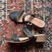 Madewell Shoes | Madewell Woven Low Heel Mule Sandal Slide Heels | Color: Black/Brown | Size: 10