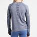 Athleta Shirts & Tops | Athleta Girl Power Up Long Sleeves Top Blue Fits Like Size 10 Girls | Color: Blue | Size: Measurements