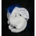 Disney Toys | Disney Store Winter White Eeyore Blue Hair Scarf Detachable Tail Plush 12 Inch | Color: White | Size: Osg