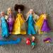 Disney Toys | Disney Princess Doll Bundle (5 Total: Rapunzel X 2, Elsa, Tink, Belle) | Color: Blue/Purple | Size: Osg