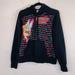 Disney Tops | Disney Rare Tinkerbell Appliqu Graphics Fleece Junior Size Xl Black Hoodie | Color: Black/Pink | Size: Xlj