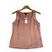 Ralph Lauren Tops | Lauren Ralph Lauren Pink Rose Tan Tank Top, Size Small , Nwt!! | Color: Pink | Size: S