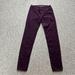 American Eagle Outfitters Jeans | American Eagle Super Stretch Jegging Womens 00 Dark Purple Low Rise Denim Jeans | Color: Purple | Size: 00