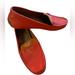 Kate Spade Shoes | Kate Spade Deck Leather Driving Loafer Flats | Color: Orange | Size: 8