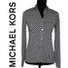 Michael Kors Tops | Michael Michael Kors Blouse Size Xs | Color: Black/White | Size: Xs