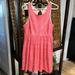 Free People Dresses | (Euc) Free People Women's Size 8, Coral/Pink Lace Dress With Open Keyhole Back | Color: Pink | Size: 8