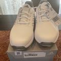 Adidas Shoes | Adidas Golf Zg23 2023 Men's Spiked Golf Shoes, Bnib, Msrp$200 Must Have | Color: Silver/White | Size: 12