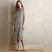 Anthropologie Dresses | Anthropologie Holding Horses Striped Button Up Sleeveless Dress Size 2 | Color: Gray/White | Size: 2