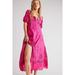 Free People Dresses | Free People Lisa Lace Midi Dress | Color: Pink | Size: Xl