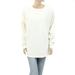 Free People Tops | Free People Solid Long Sleeve Ivory Tunic Tee Top Cotton Oversized M New | Color: Cream/White | Size: M