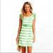 Lilly Pulitzer Dresses | Lilly Pulitzer Danna Awning Striped Dress In Green White Stripe Rare! | Color: Green/White | Size: S