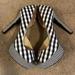 Jessica Simpson Shoes | Jessica Simpson Size 8.5 Black & White Gingham Platform Peeptoe Pumps | Color: Black/White | Size: 8.5