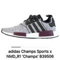 Adidas Shoes | Adidas Champs Sports X Nmd_r1 'Champs' Exclusive Sneakers Men's Us 8 / Women's 9 | Color: Black/Silver | Size: 8