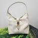 Dooney & Bourke Bags | Authentic ~ Dooney & Bourke Pebbled Leather Logo Loc Sac Hobo Shoulder Bag | Color: White | Size: Os