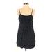 Abercrombie & Fitch Casual Dress - Mini: Black Polka Dots Dresses - Women's Size Small