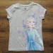 Disney Shirts & Tops | Disney Parks Frozen Elsa T-Shirt Top M 7/8 | Color: Blue/Gray | Size: 7g