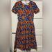 Lularoe Dresses | Lularoe Floral Dress | Color: Blue | Size: Xs