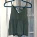 American Eagle Outfitters Tops | American Eagle Babydoll Tank With Back Tie- Seafoam Green - Size Small | Color: Blue/Green | Size: S