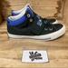 Converse Shoes | Converse All Stars Mid Top Black Blue Sneakers | Color: Black/Blue | Size: 9