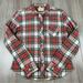 Polo By Ralph Lauren Tops | Denim And Supply Rl Tomboy Plaid Flannel Shirt Size M Euc | Color: Red | Size: M